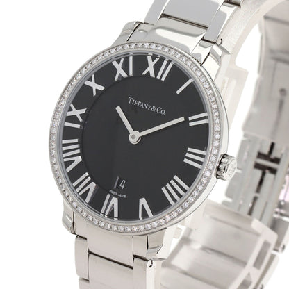 TIFFANY&Co. Atlas 2-Hand Bezel Diamond Watches Stainless Steel/Stainless Steel Ladies