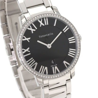 TIFFANY&Co. Atlas 2-Hand Bezel Diamond Watches Stainless Steel/Stainless Steel Ladies