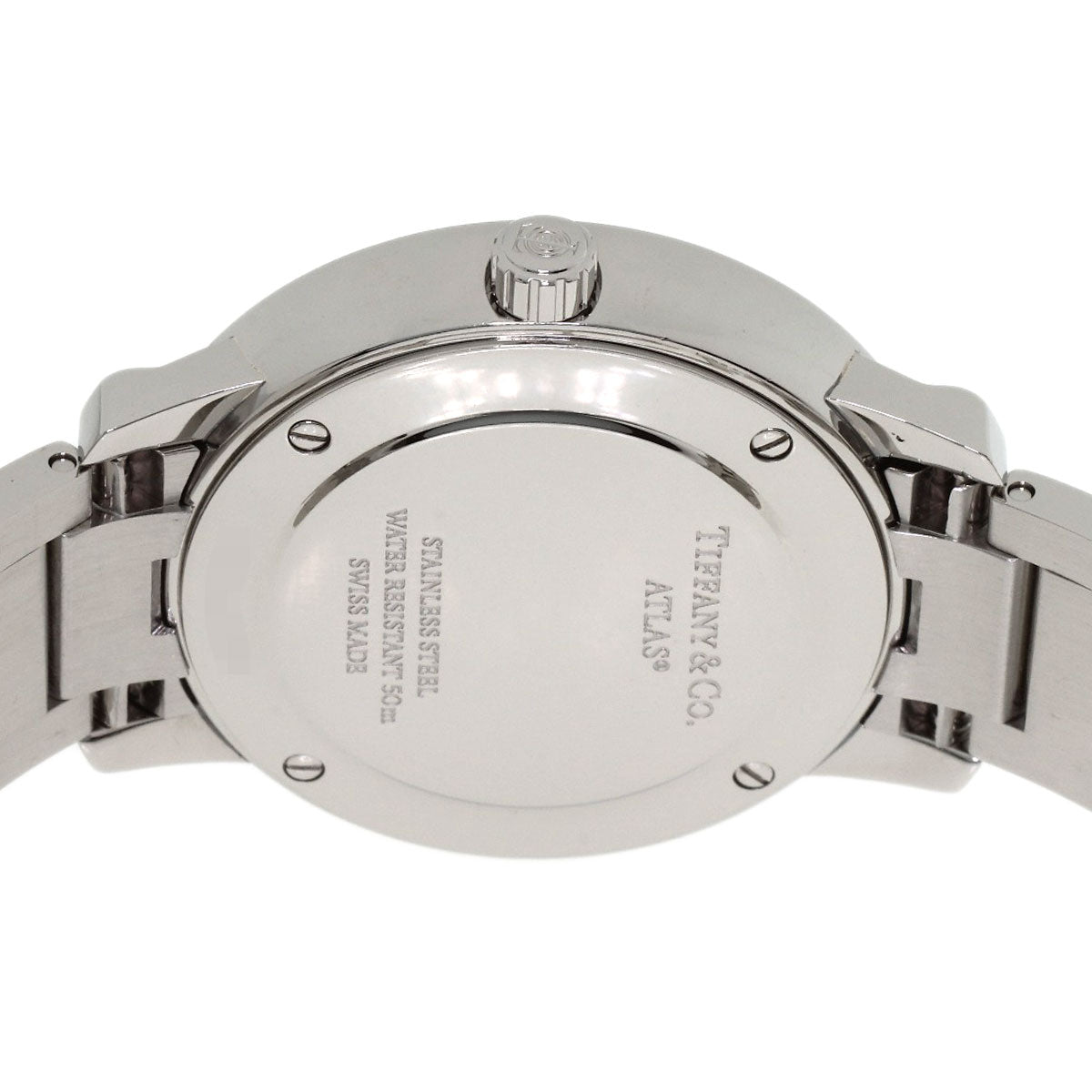 TIFFANY&Co. Atlas 2-Hand Bezel Diamond Watches Stainless Steel/Stainless Steel Ladies