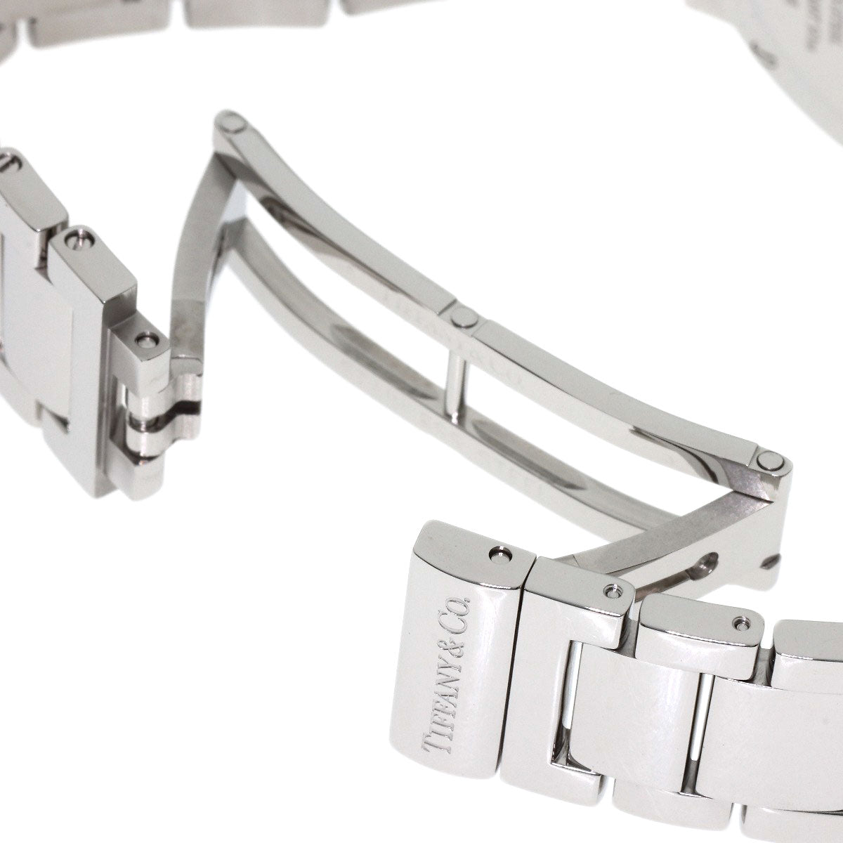 TIFFANY&Co. Atlas 2-Hand Bezel Diamond Watches Stainless Steel/Stainless Steel Ladies