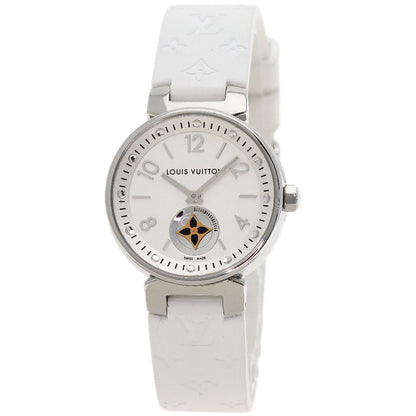 LOUIS VUITTON Tambour Moonstar PM Watches Q8J10 Stainless Steel/Rubber Ladies
