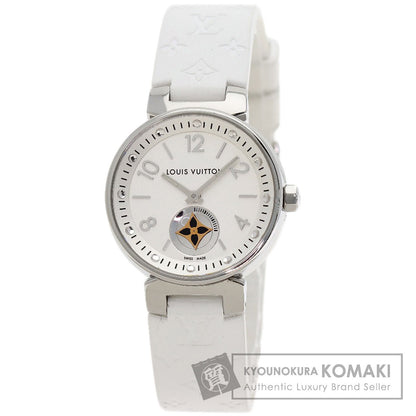 LOUIS VUITTON Tambour Moonstar PM Watches Q8J10 Stainless Steel/Rubber Ladies