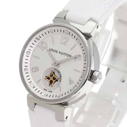 LOUIS VUITTON Tambour Moonstar PM Watches Q8J10 Stainless Steel/Rubber Ladies