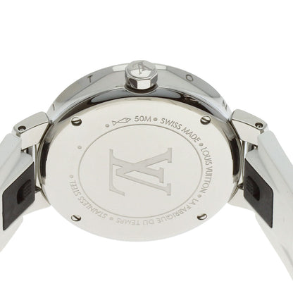 LOUIS VUITTON Tambour Moonstar PM Watches Q8J10 Stainless Steel/Rubber Ladies