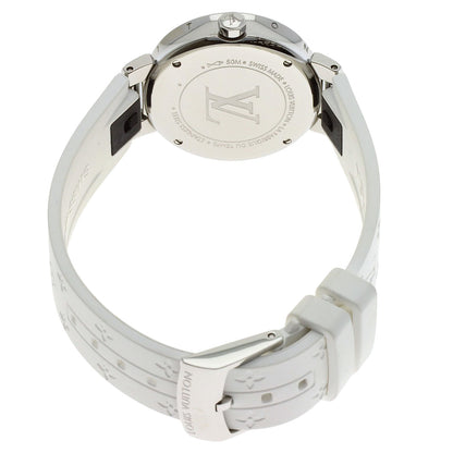 LOUIS VUITTON Tambour Moonstar PM Watches Q8J10 Stainless Steel/Rubber Ladies