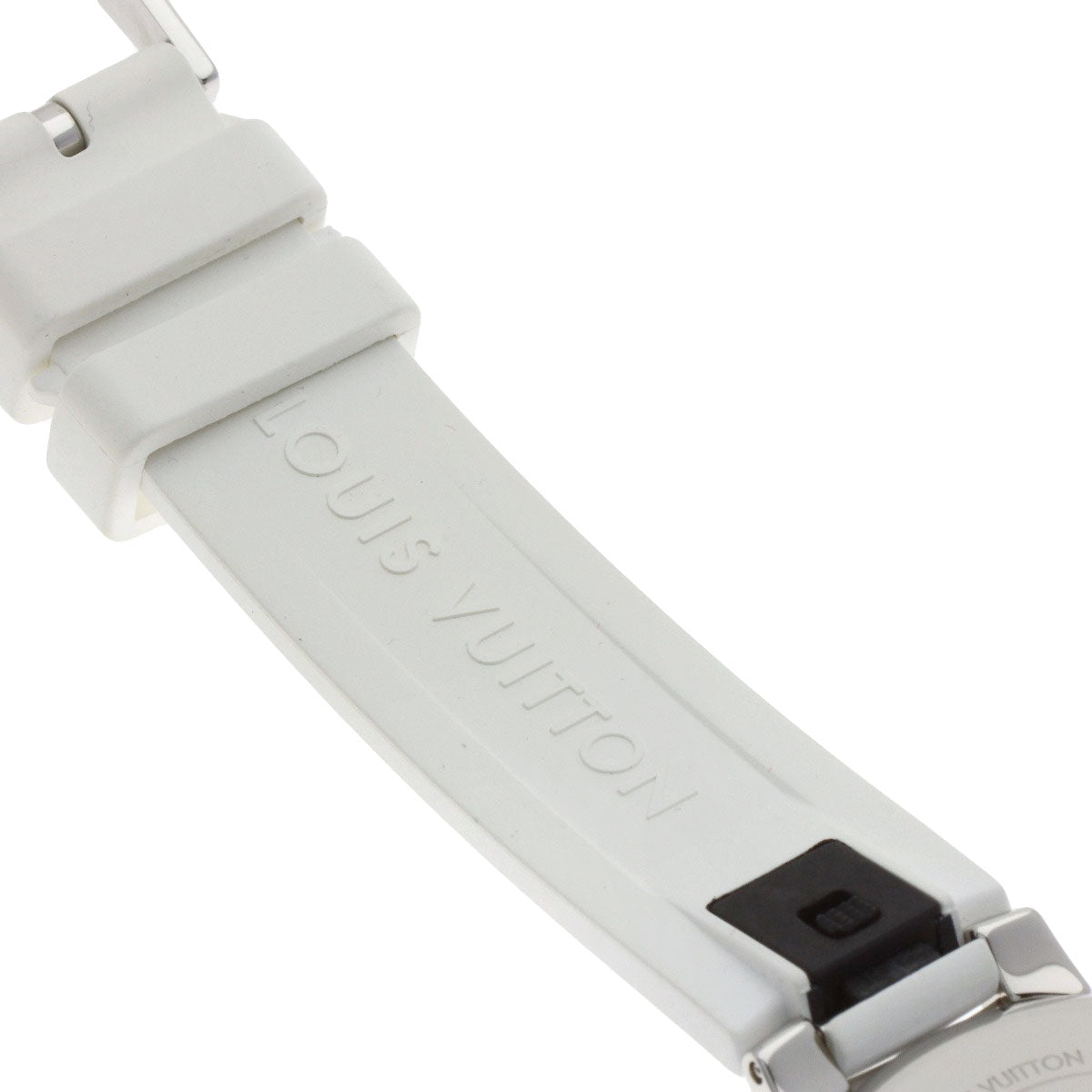 LOUIS VUITTON Tambour Moonstar PM Watches Q8J10 Stainless Steel/Rubber Ladies