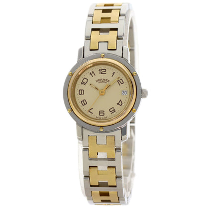 HERMES Clipper Watches CL3.240 Stainless Steel/SSxGP Ladies