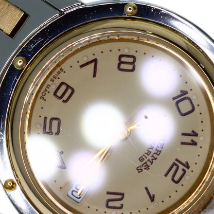 HERMES Clipper Watches CL3.240 Stainless Steel/SSxGP Ladies