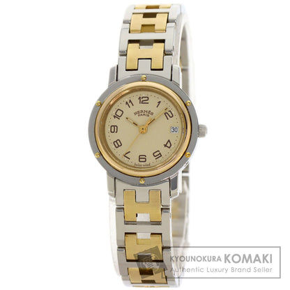 HERMES Clipper Watches CL3.240 Stainless Steel/SSxGP Ladies