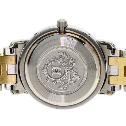 HERMES Clipper Watches CL3.240 Stainless Steel/SSxGP Ladies