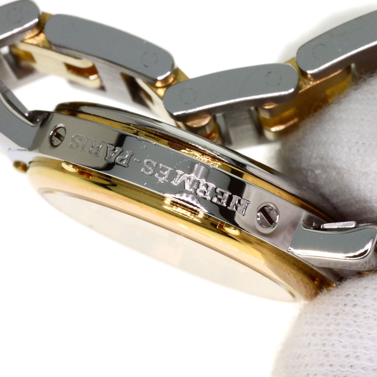 HERMES Clipper Watches CL3.240 Stainless Steel/SSxGP Ladies