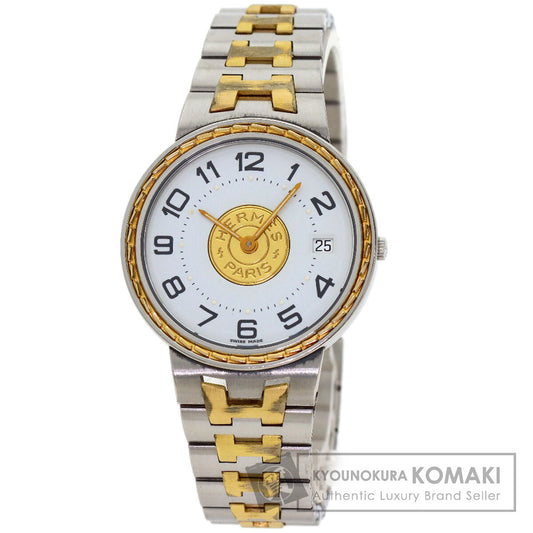 HERMES Serie Watches Stainless Steel/SSxGP mens