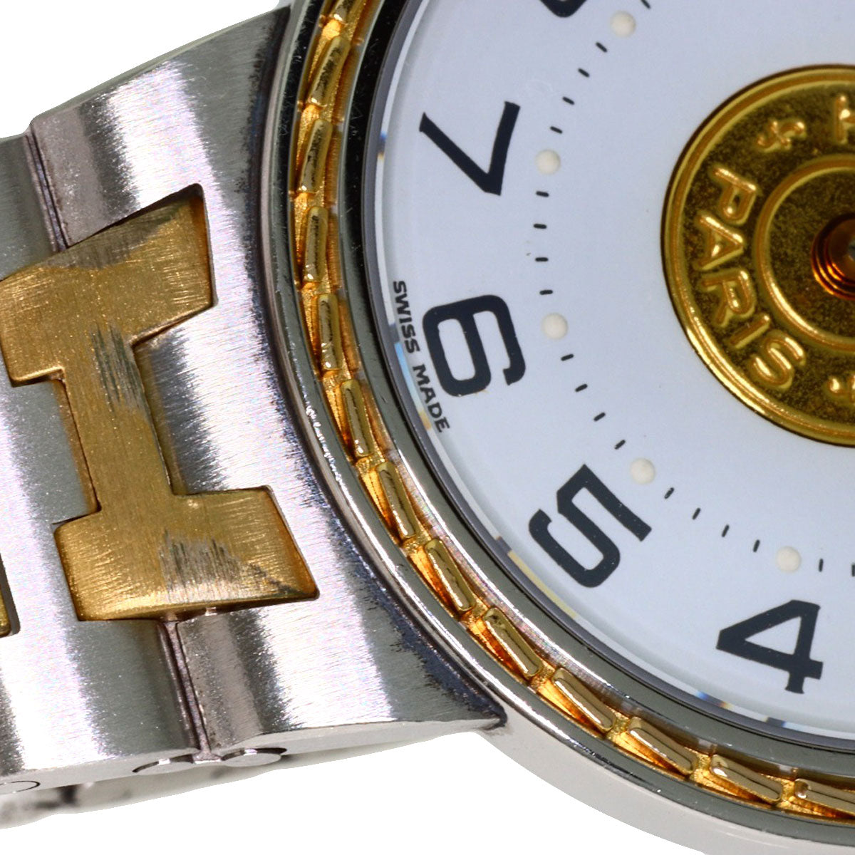 HERMES Serie Watches Stainless Steel/SSxGP mens