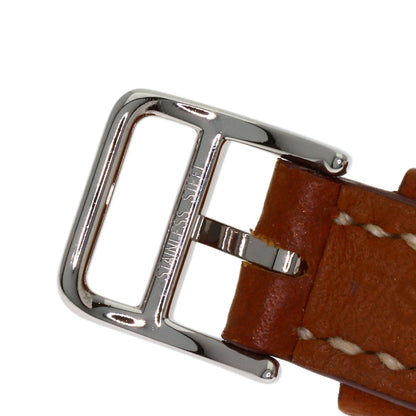 HERMES H watch mini Watches HH1.110 Stainless Steel/Leather Ladies
