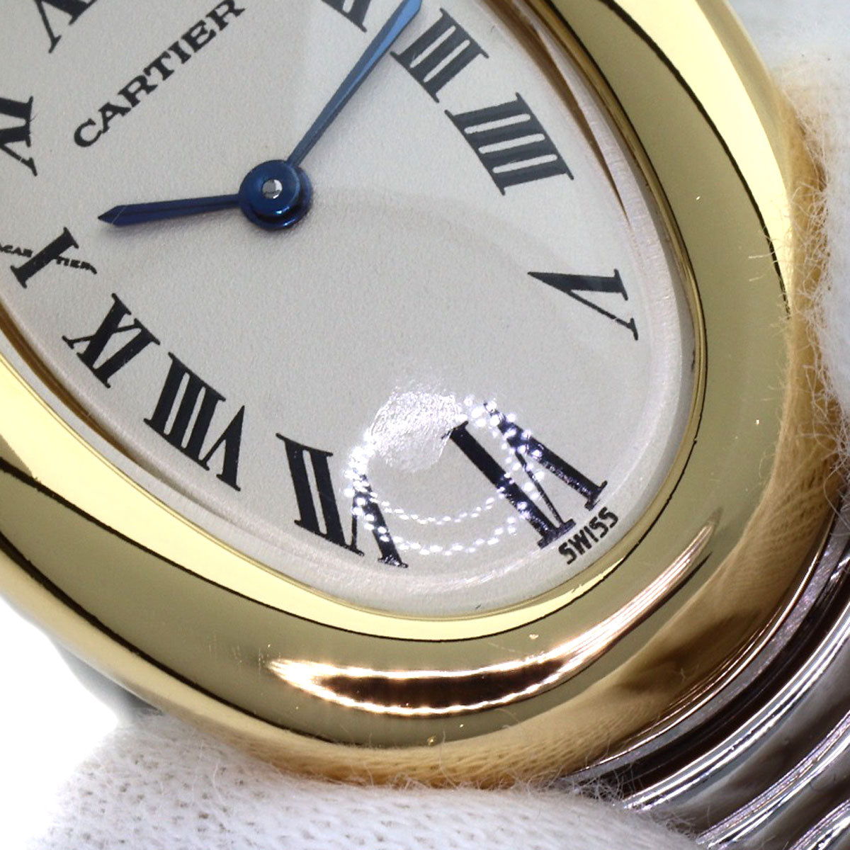 CARTIER Baignoire1920 Belle Epoque W40002F2 Watches W40002F2 K18 Yellow Gold/SSxK18YG Ladies