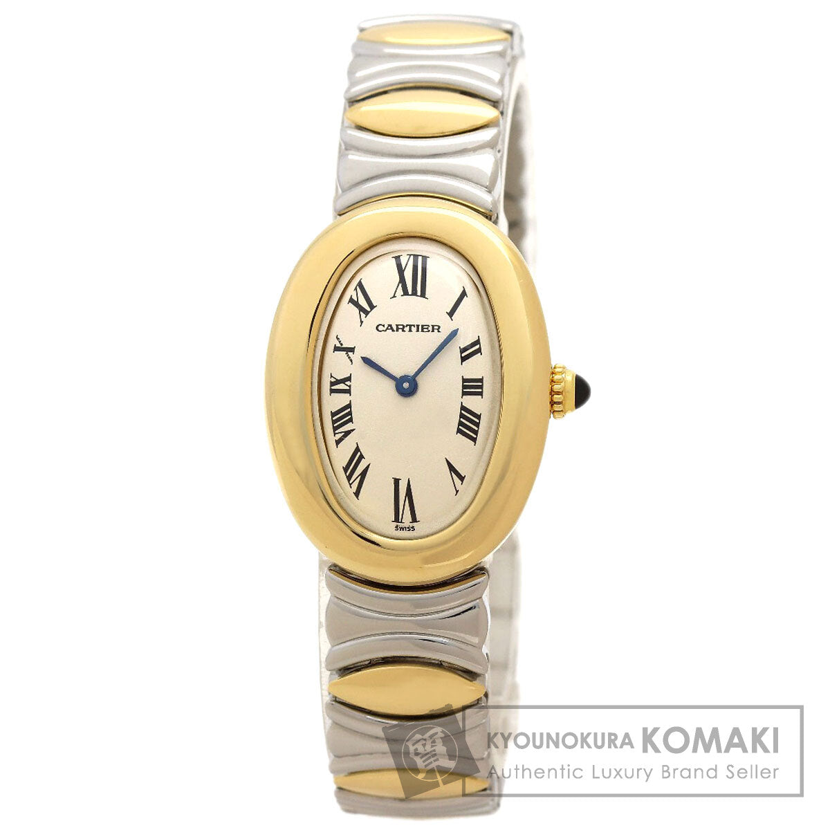 CARTIER Baignoire1920 Belle Epoque W40002F2 Watches W40002F2 K18 Yellow Gold/SSxK18YG Ladies