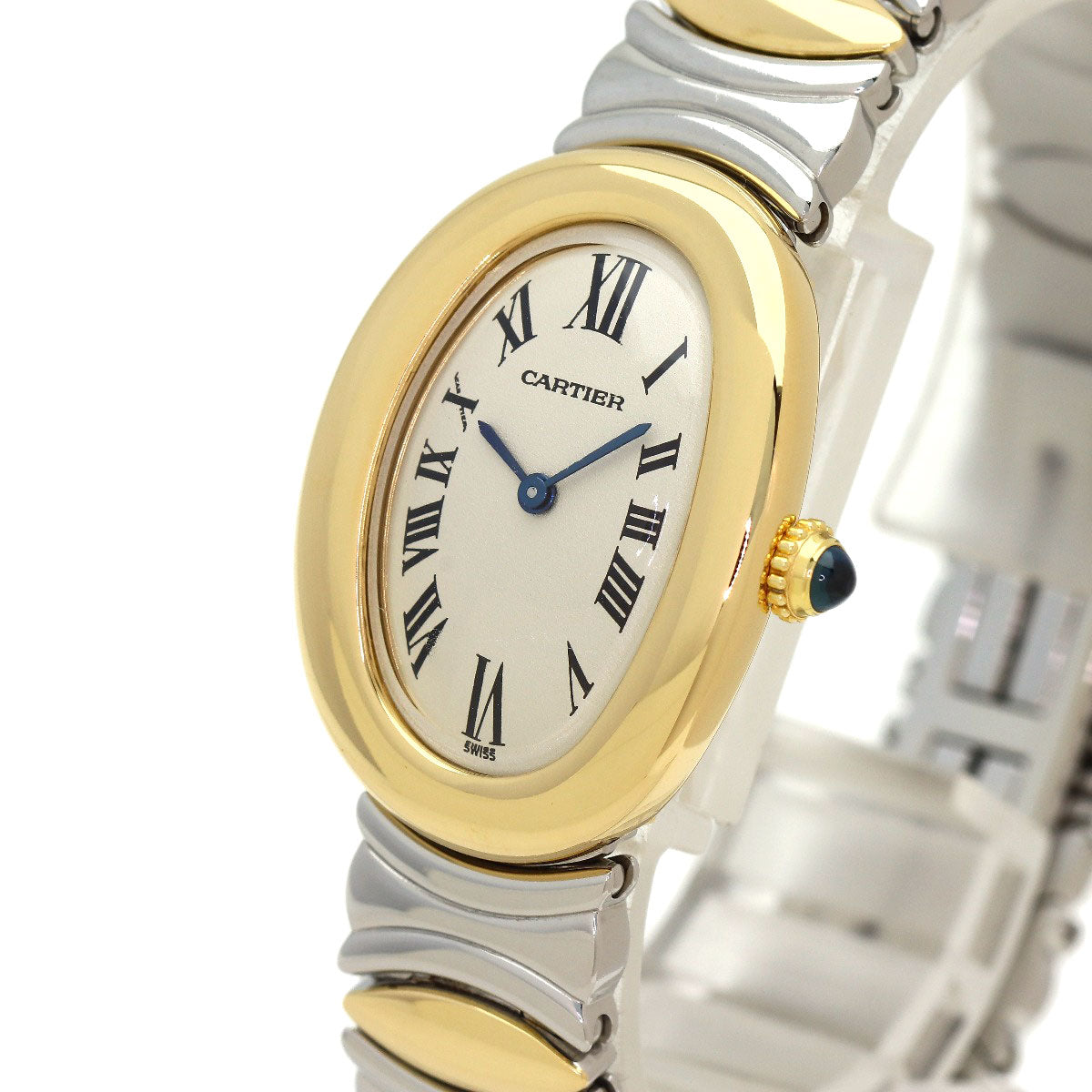 CARTIER Baignoire1920 Belle Epoque W40002F2 Watches W40002F2 K18 Yellow Gold/SSxK18YG Ladies