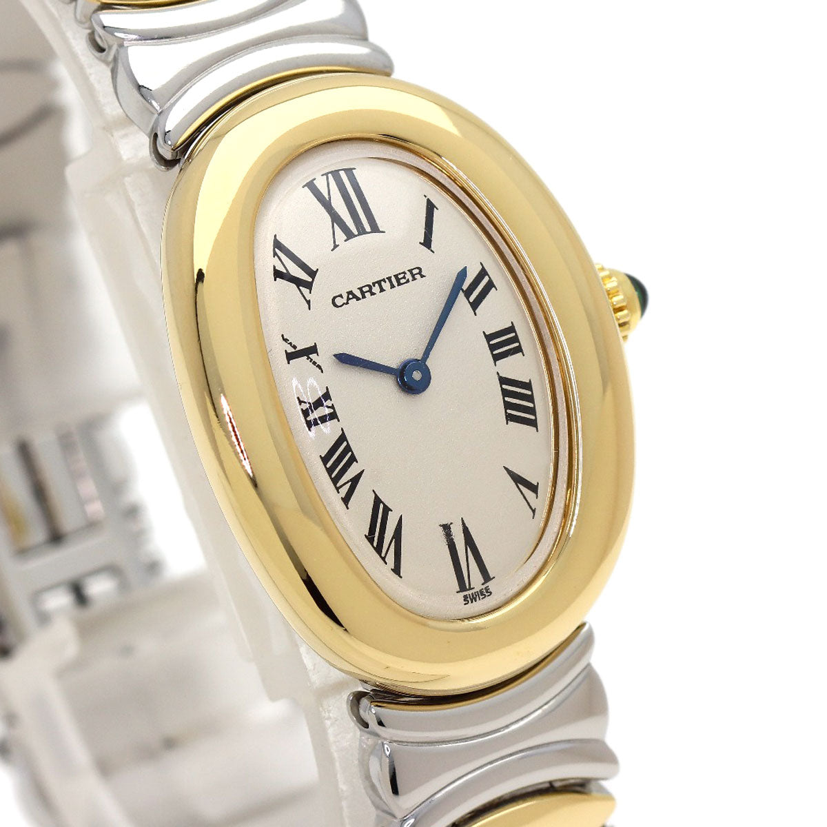 CARTIER Baignoire1920 Belle Epoque W40002F2 Watches W40002F2 K18 Yellow Gold/SSxK18YG Ladies