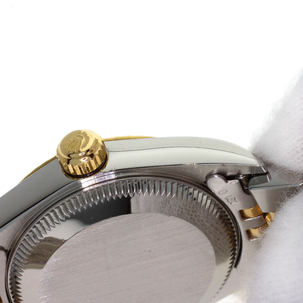 ROLEX Oyster Perpetual 11P Diamond Watches 76193G Stainless Steel/SSxK18YG Ladies