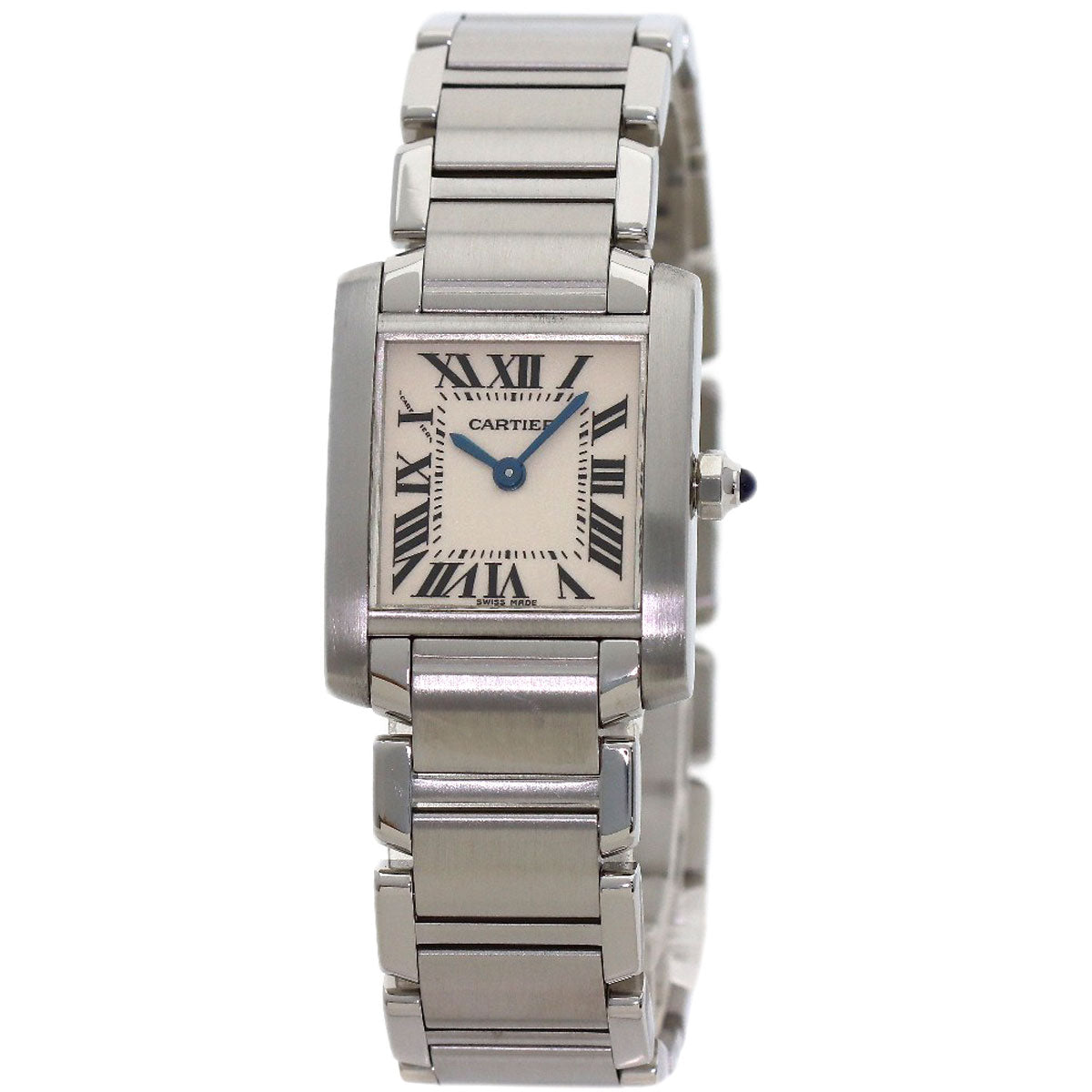 CARTIER Tank francaise SM Watches W51008Q3 Stainless Steel/Stainless Steel Ladies