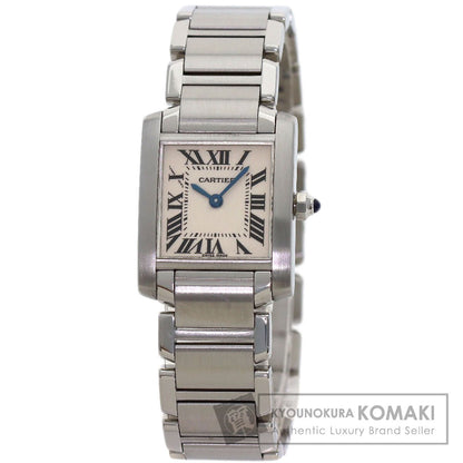 CARTIER Tank francaise SM Watches W51008Q3 Stainless Steel/Stainless Steel Ladies