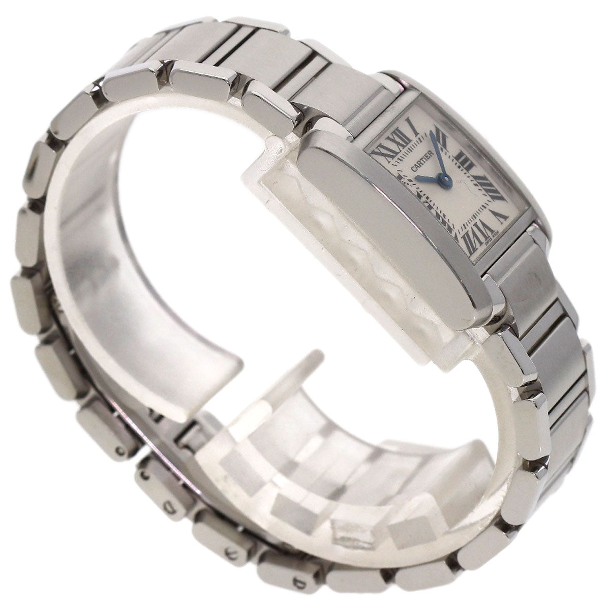 CARTIER Tank francaise SM Watches W51008Q3 Stainless Steel/Stainless Steel Ladies