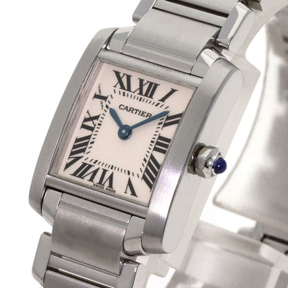 CARTIER Tank francaise SM Watches W51008Q3 Stainless Steel/Stainless Steel Ladies