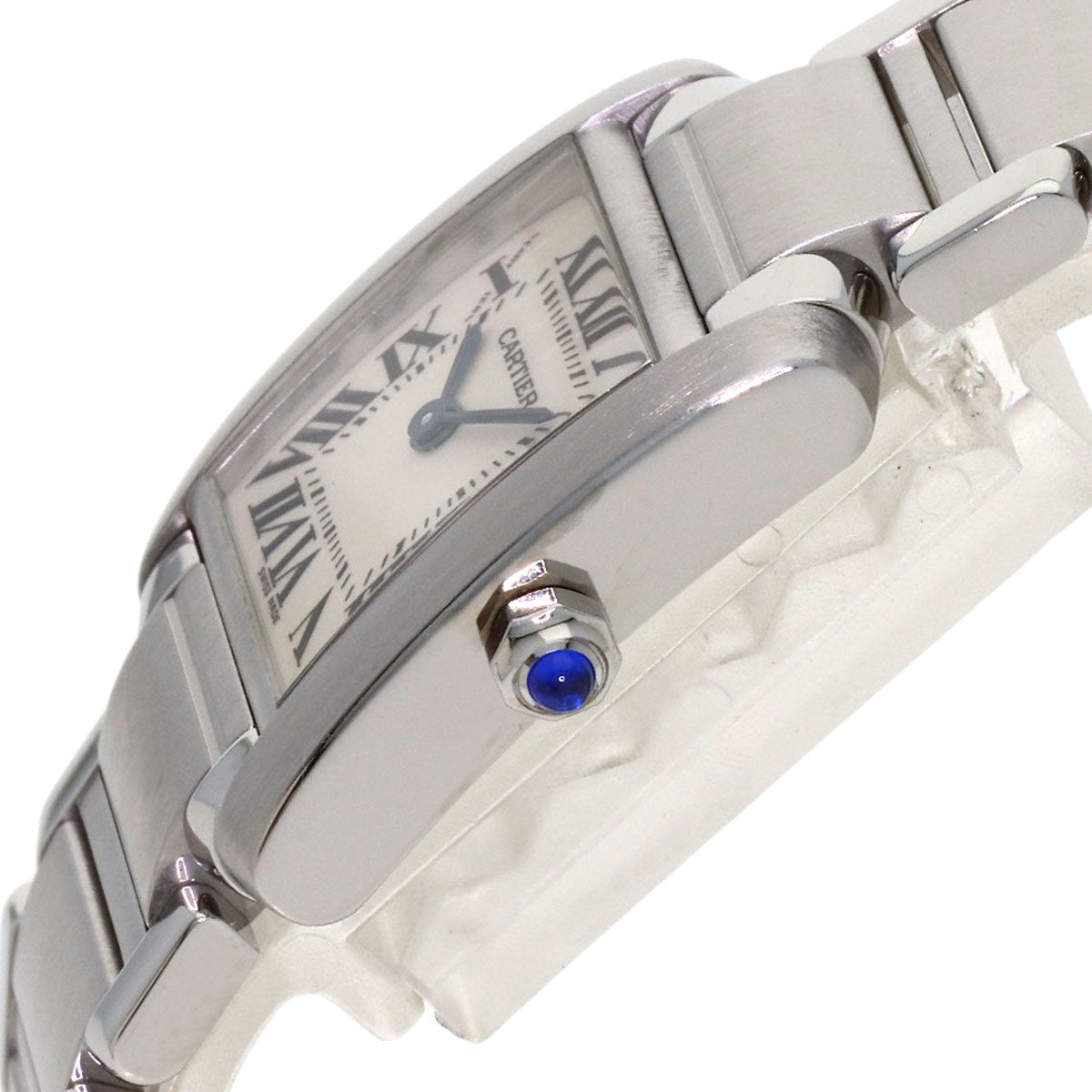 CARTIER Tank francaise SM Watches W51008Q3 Stainless Steel/Stainless Steel Ladies