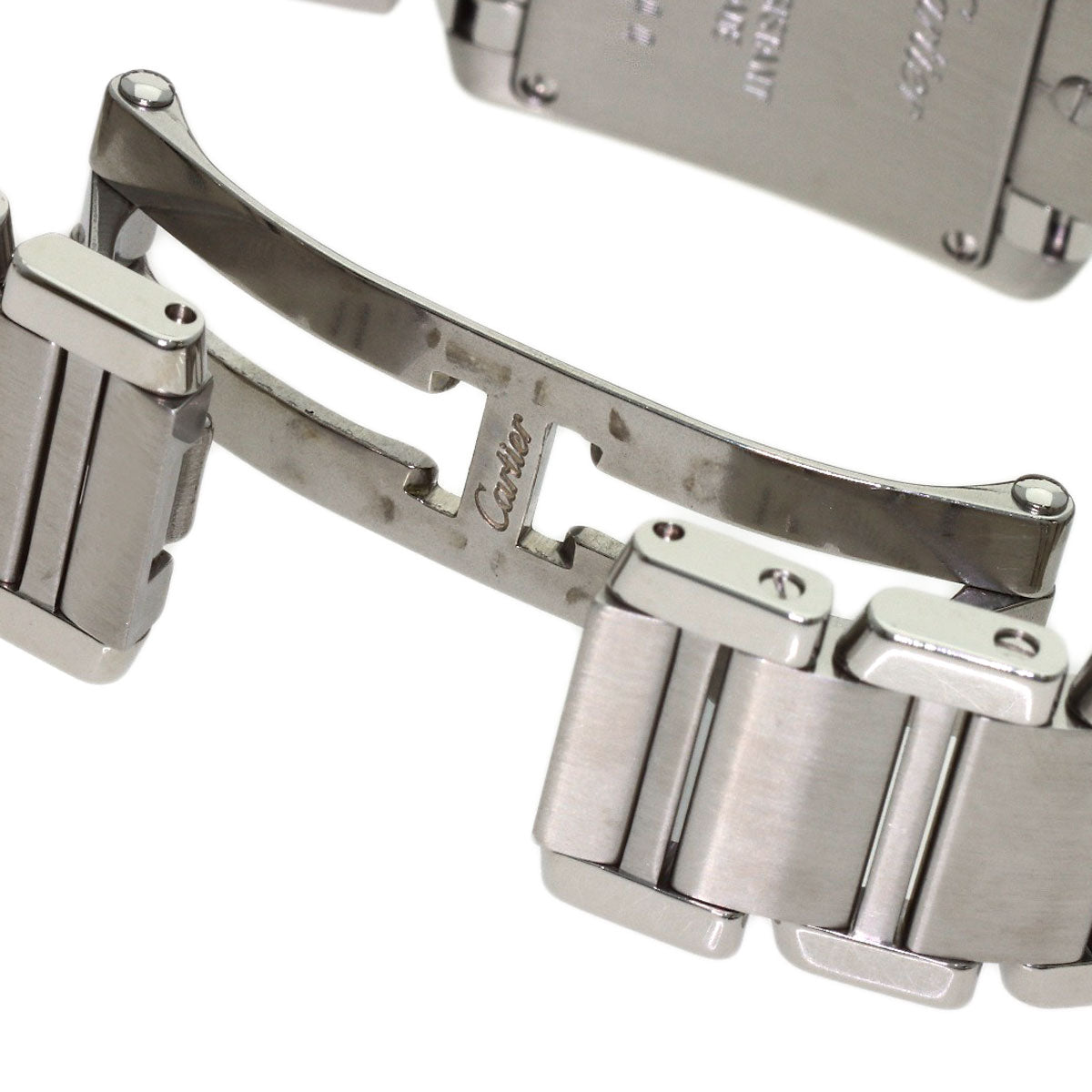 CARTIER Tank francaise SM Watches W51008Q3 Stainless Steel/Stainless Steel Ladies
