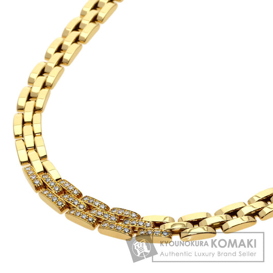 CARTIER Maiyon PANTHERE Diamond Necklace K18 Yellow Gold Ladies [Used]