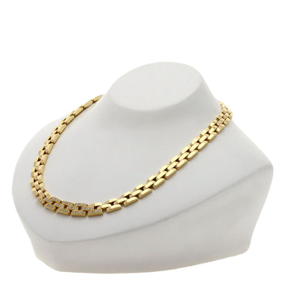 CARTIER Maiyon PANTHERE Diamond Necklace K18 Yellow Gold Ladies [Used]