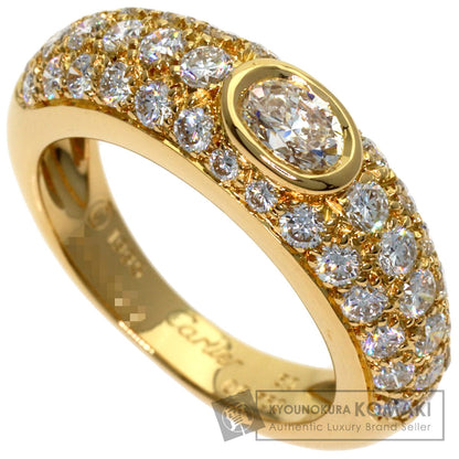 CARTIER Mimi Diamond Ring K18 Yellow Gold Ladies [Used]