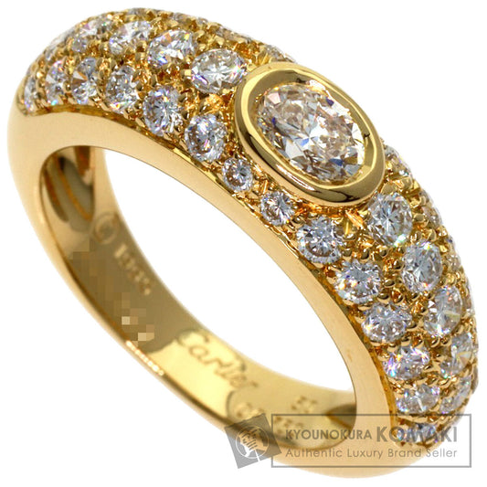 CARTIER Mimi Diamond Ring K18 Yellow Gold Ladies [Used]