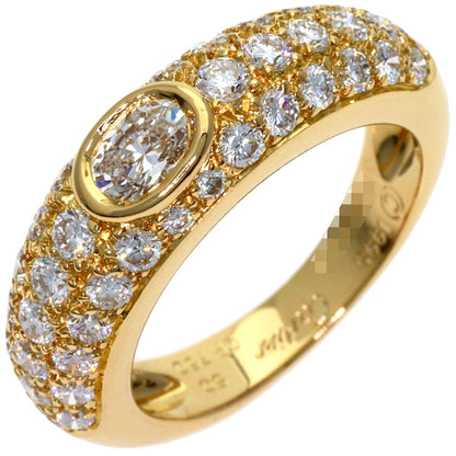 CARTIER Mimi Diamond Ring K18 Yellow Gold Ladies [Used]