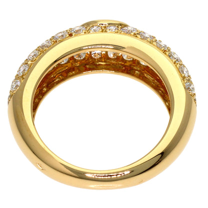 CARTIER Mimi Diamond Ring K18 Yellow Gold Ladies [Used]