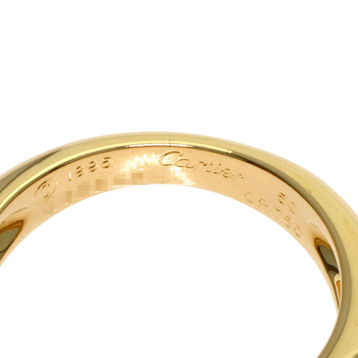 CARTIER Mimi Diamond Ring K18 Yellow Gold Ladies [Used]