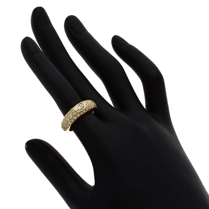 CARTIER Mimi Diamond Ring K18 Yellow Gold Ladies [Used]