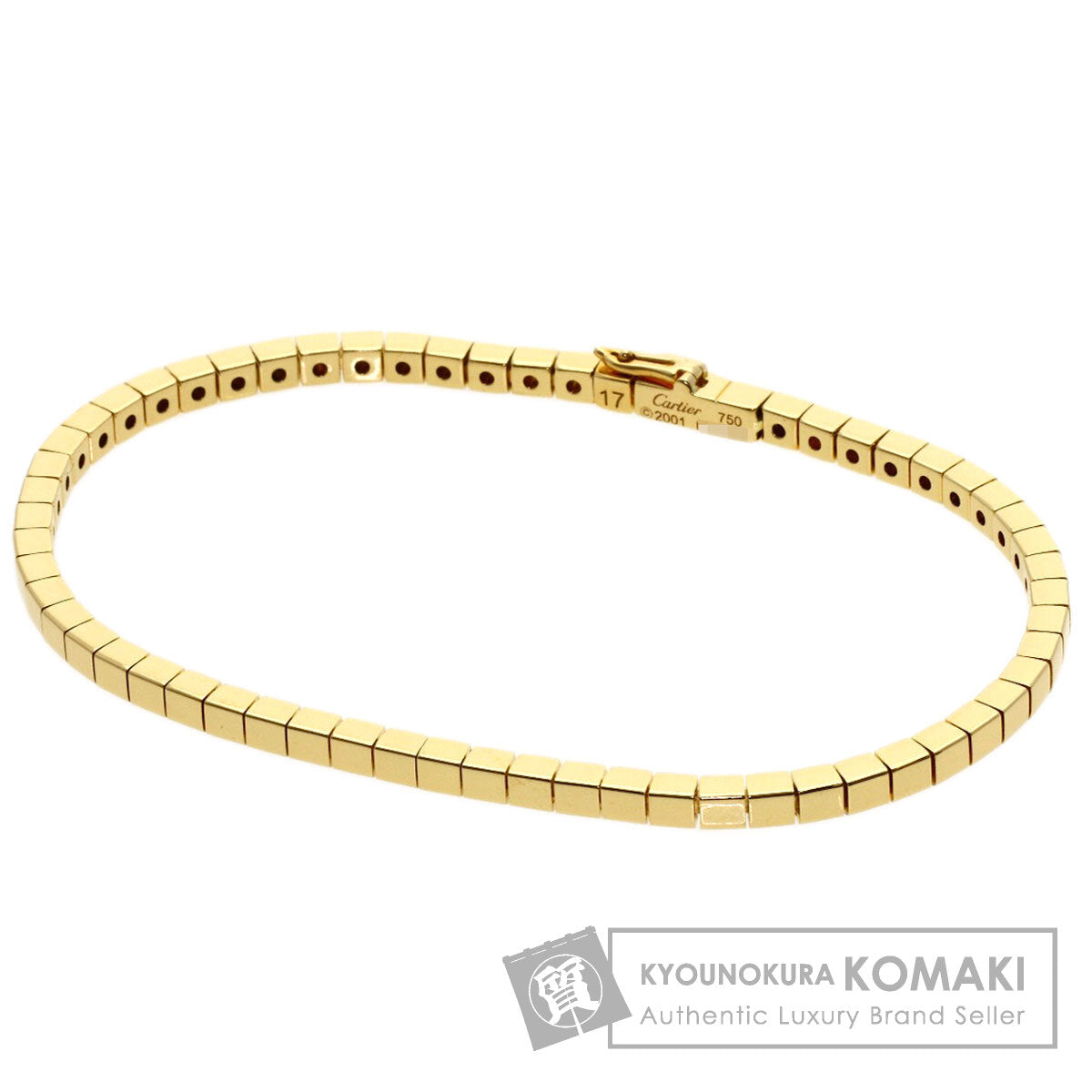 CARTIER Lanieres #17 Bracelet K18 Yellow Gold Ladies [Used]