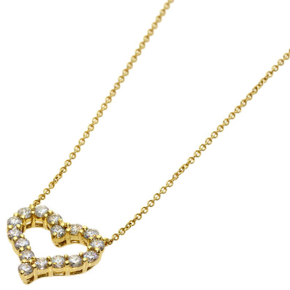 TIFFANY&Co. Sentimental Heart Diamond Necklace K18 Yellow Gold Ladies [Used]