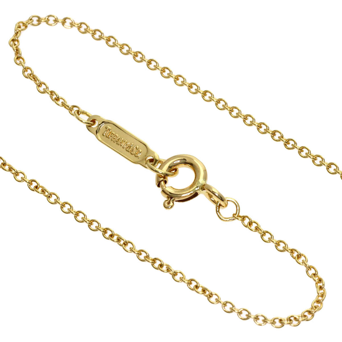 TIFFANY&Co. Sentimental Heart Diamond Necklace K18 Yellow Gold Ladies [Used]