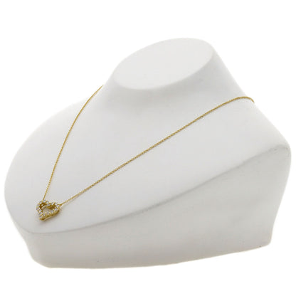 TIFFANY&Co. Sentimental Heart Diamond Necklace K18 Yellow Gold Ladies [Used]