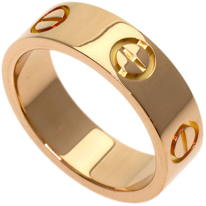 CARTIER love ring #49 Ring K18 Pink Gold Ladies [Used]