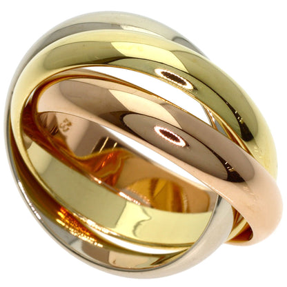 CARTIER Trinity #55 Ring K18 Yellow Gold 18K Pink GoldLadies [Used]