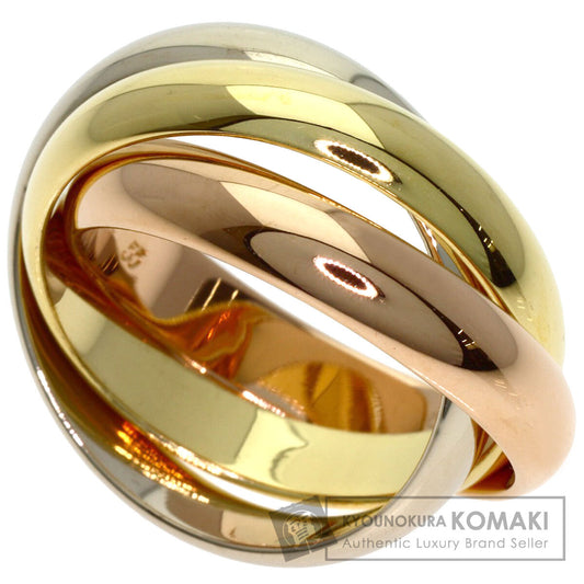 CARTIER Trinity #55 Ring K18 Yellow Gold 18K Pink GoldLadies [Used]