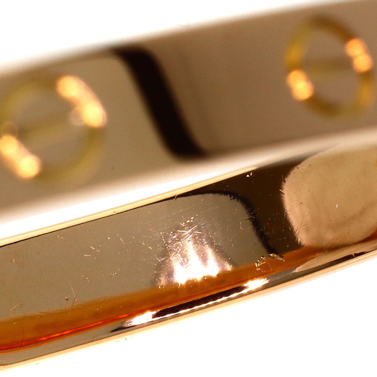 CARTIER Open LOVE Bracelets #17 Bracelet K18 Pink Gold Ladies [Used]