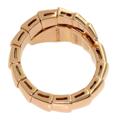 BVLGARI Serpenti Viper Diamond Ring K18 Pink Gold Ladies [Used]