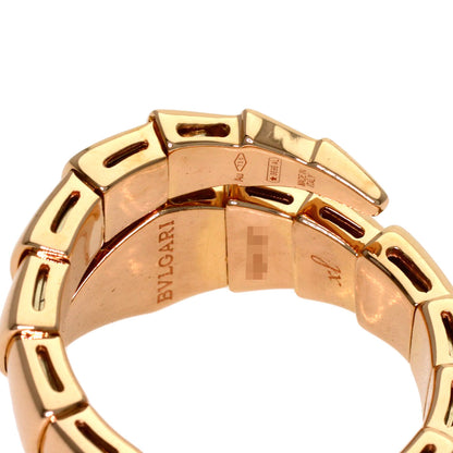 BVLGARI Serpenti Viper Diamond Ring K18 Pink Gold Ladies [Used]