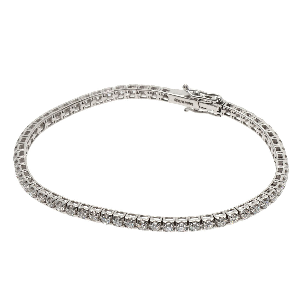 Damiani Veramore Tennis Diamond Bracelet K18 White Gold Ladies [Used]