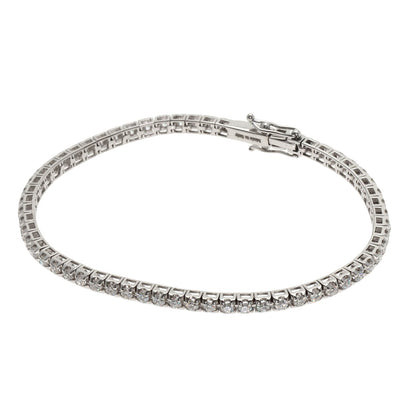 Damiani Veramore Tennis Diamond Bracelet K18 White Gold Ladies [Used]