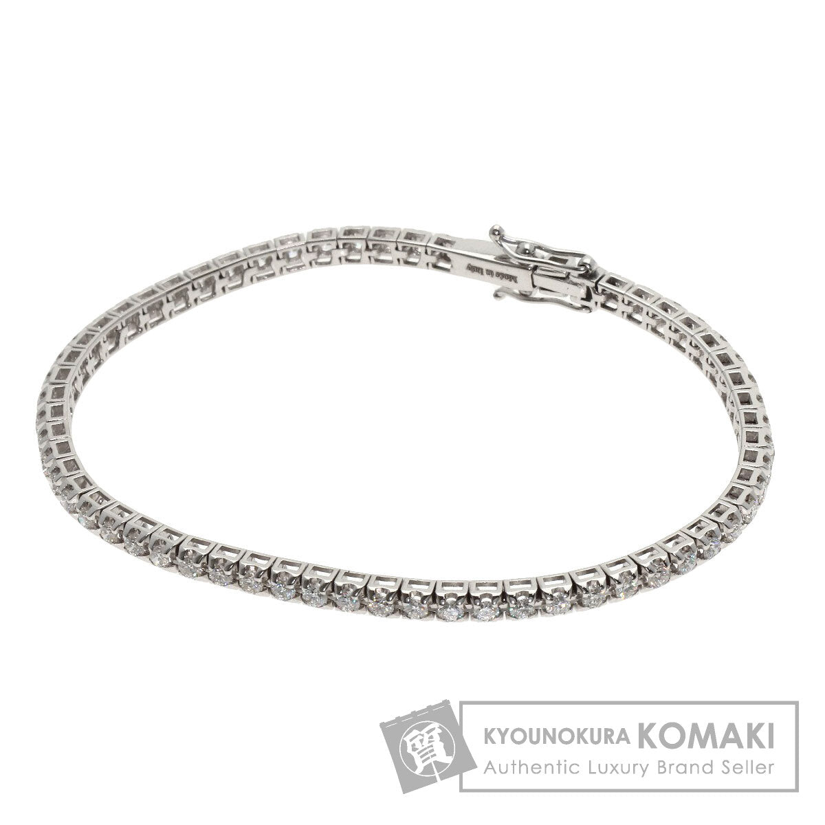 Damiani Veramore Tennis Diamond Bracelet K18 White Gold Ladies [Used]